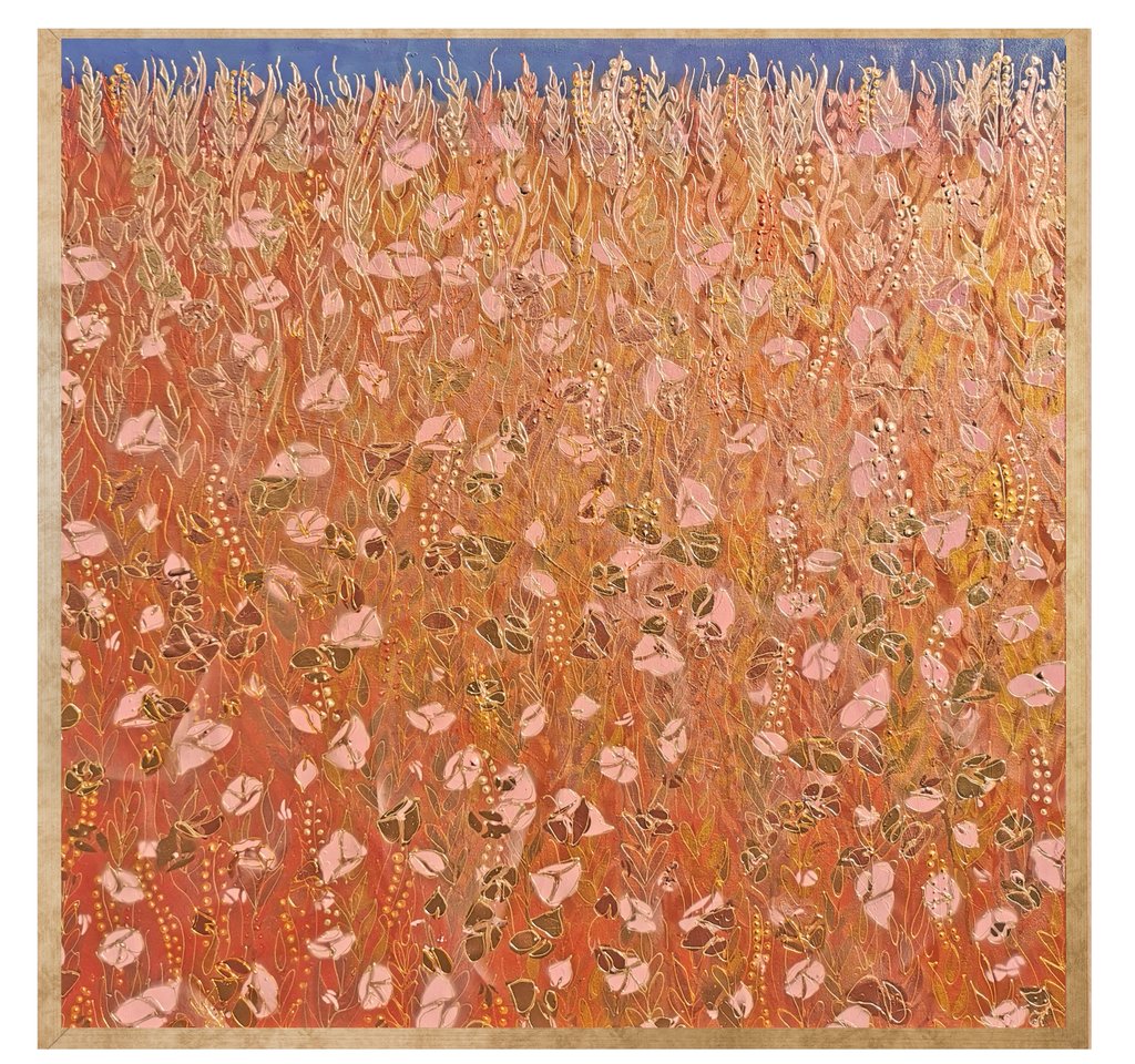 5.Golden wheat field and canterbury bells-I 100 x 100cm.jpg